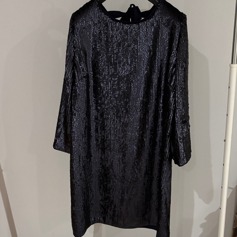 J. Crew Sequin Long Sleeve Dress